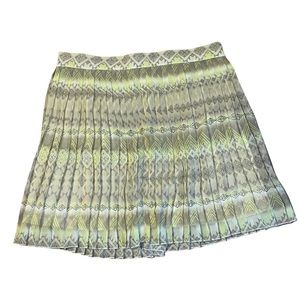 American Eagle Outfitters Pleated Geometric Skirt